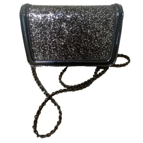 Badgley Mischka sequins crossbody chain straps purse/bag   NWT - Picture 3 of 6